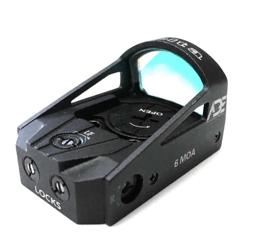 Ade Advanced Optics RD3-012G Delta GREEN Dot Reflex Sight For Handgun-6MOA