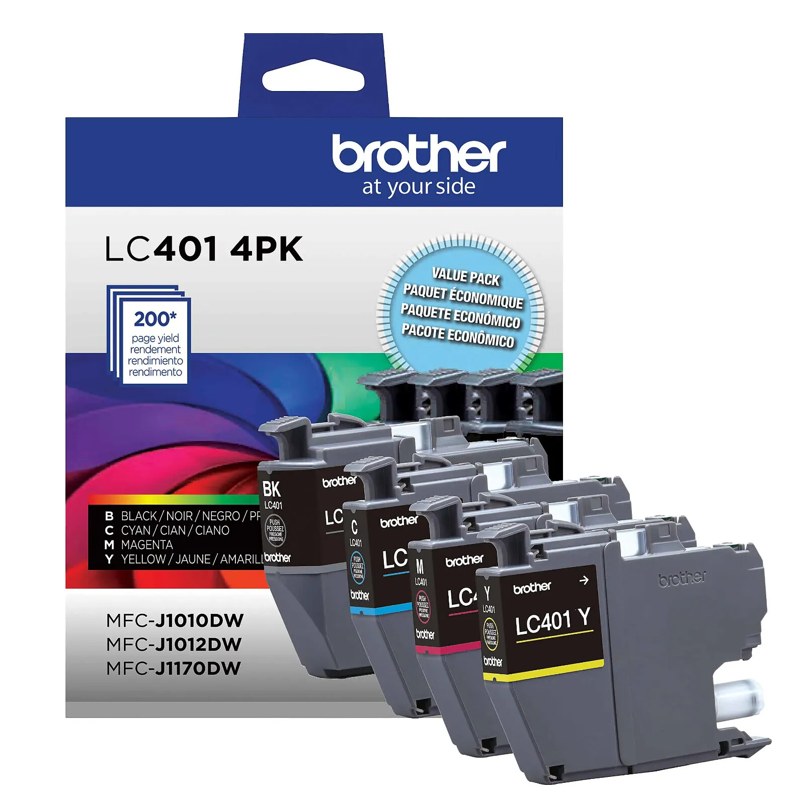 Brother Genuine LC401 / LC401XL Ink Cartridge MFC-J1010DW MFC-J1012DW MFC-J1170D
