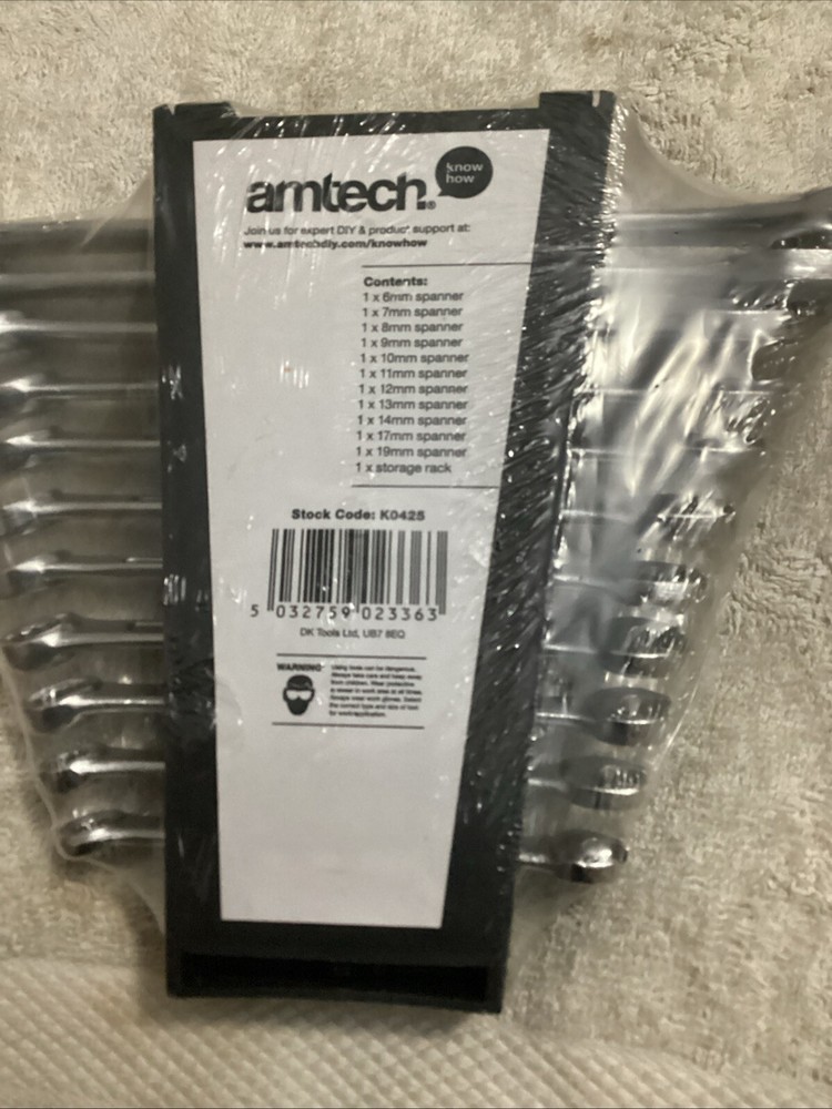 Amtech 11 Pce Combination Spanner Set 6 Mm- 19 Mm