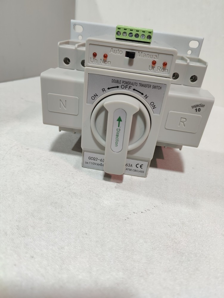63A 2P 110V Dual Power Automatic Transfer Switch Generator Changeover Switch