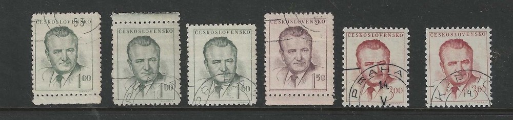1944-47 Czechoslovakia plus extra stamps.