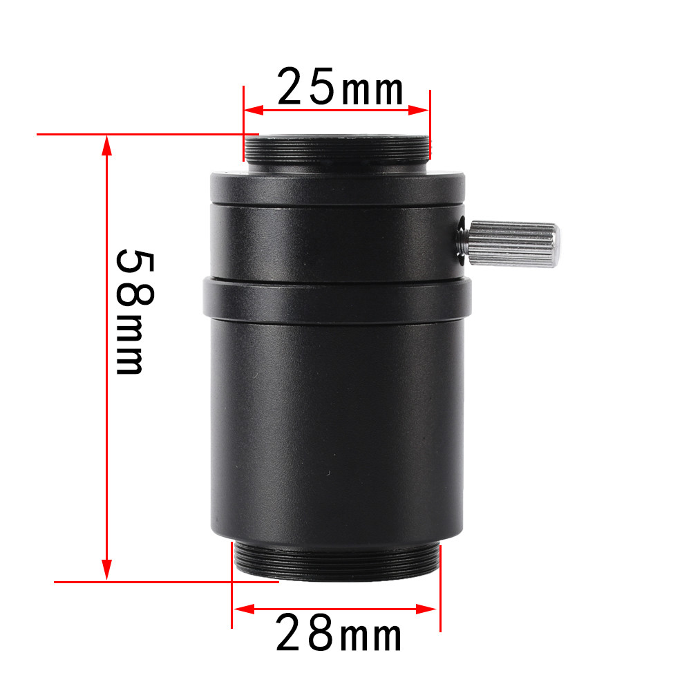 KOPPACE 1X CTV Trinocular Stereo Microscope C-mount Interface 25mm Adapters