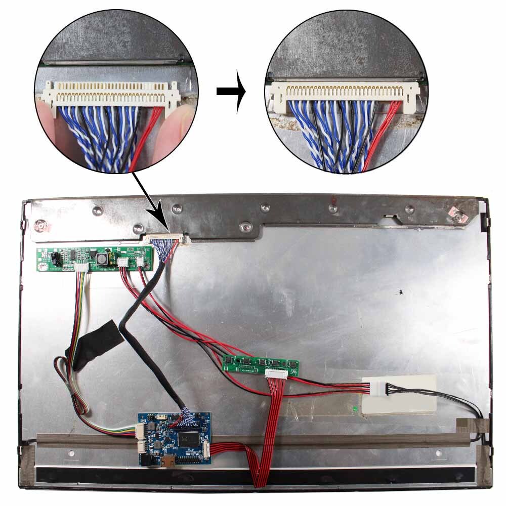 HD MI Audio LCD Controller Board For 21.5 in LM215WF3-SLA1 1920x1080 LCD Screen
