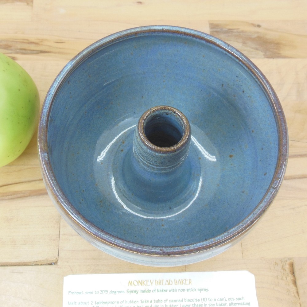 Palm Tree Pottery Hester NC Monkey Bread Maker Unused Instructions