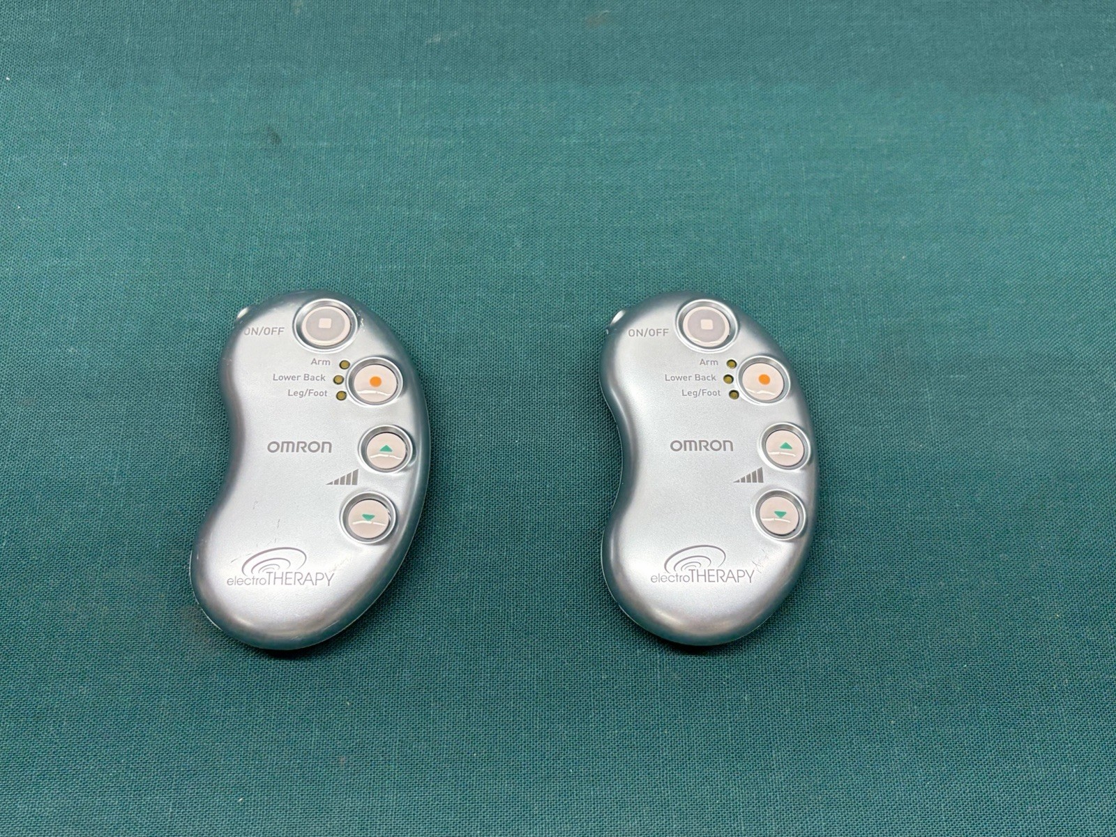 Pair of Omron PM3030 ElectroTherapy Pain Relief TENS Unit HV-F158-Z –Tested (5M)