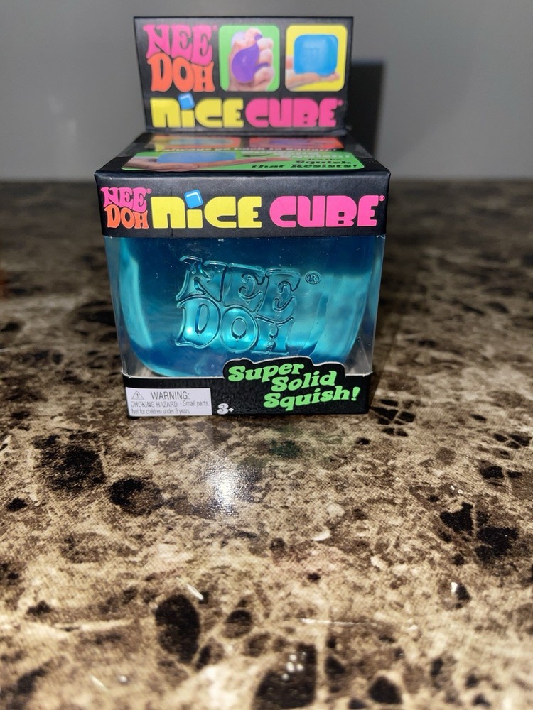 Schylling Nee Doh Nice Cube Super Solid Squish Sensory Toy