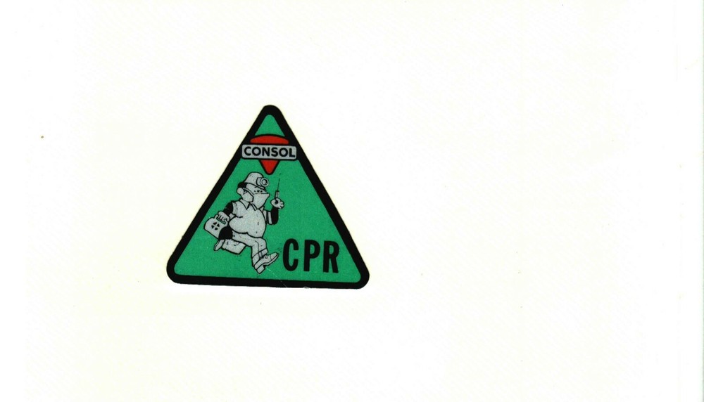 NICE CONSOL CPR JOB CLASSIFICATION COAL CO. COAL MINING STICKER # 81