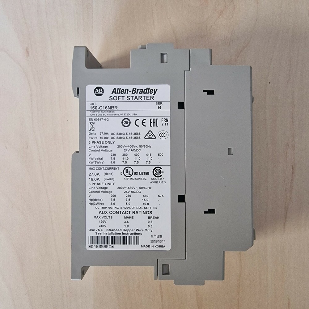 150-C16NBR SMC-3 Open Smart Motor Controller, 16A, 24V AC/DC control voltage