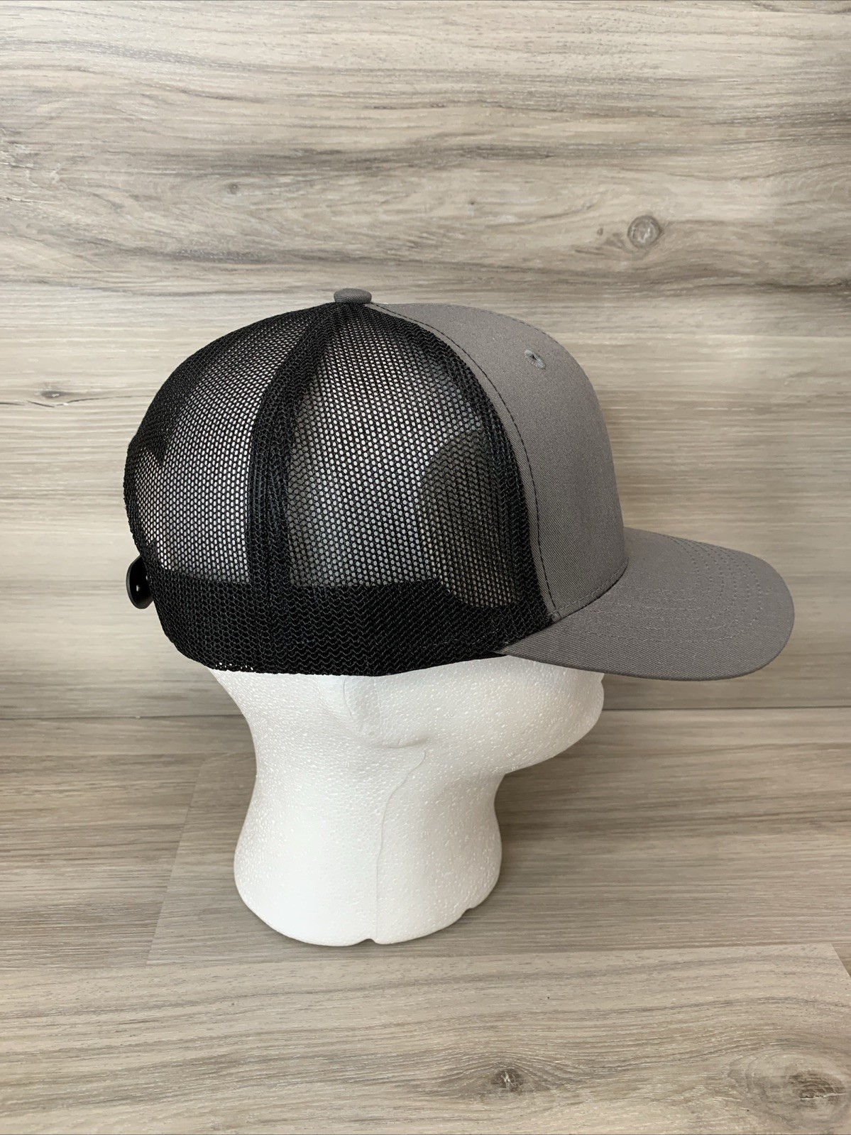 Rapala Crush City Mesh SnapBack Hat Cap NEW SMALL PATCH FISHING LURES GRAY