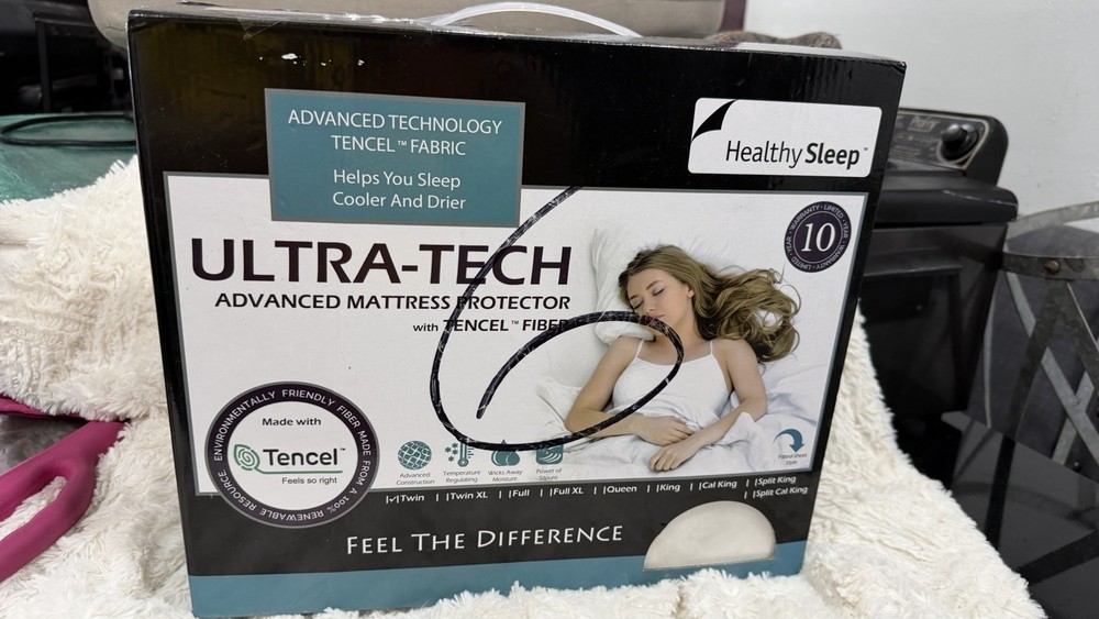 Healthy Sleep Ultra-Tech Advanced Mattress Protector tween size