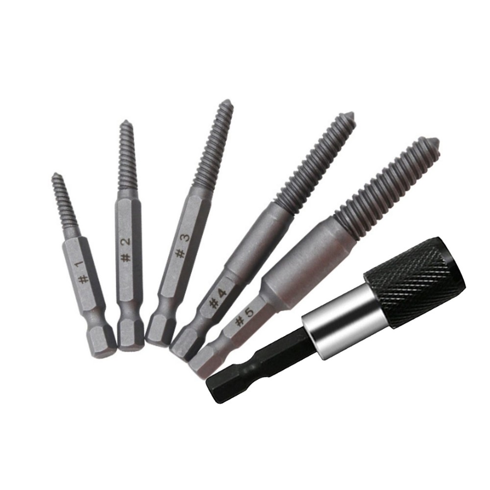 6Pcs Stud Screw Extractor Remover For long-lasting reliability and durability