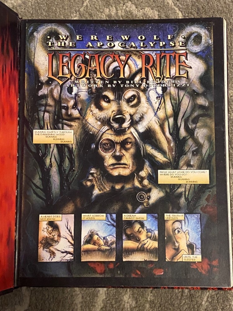 Werewolf: The Apocolypse Set-Rulebook + Guidebook + 2 sourcebooks + Tribe Book