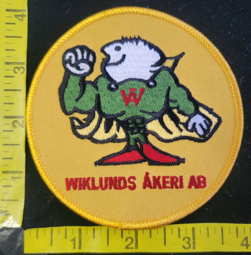 Wiklunds Akeri AB Swedish Logistics  Embroidered Jacket Patch Logo