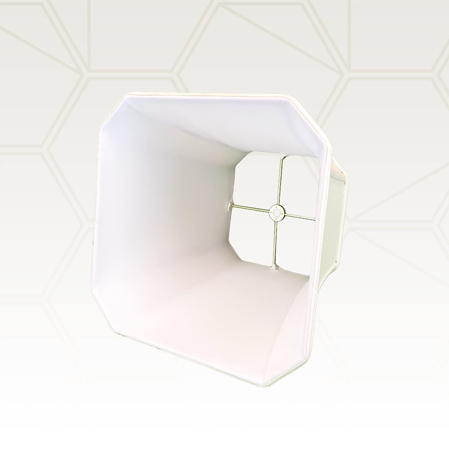 Royal Designs, Inc. BSO-705-14LNEG Square Cut Corner Bell Basic Lamp Shade 8x14