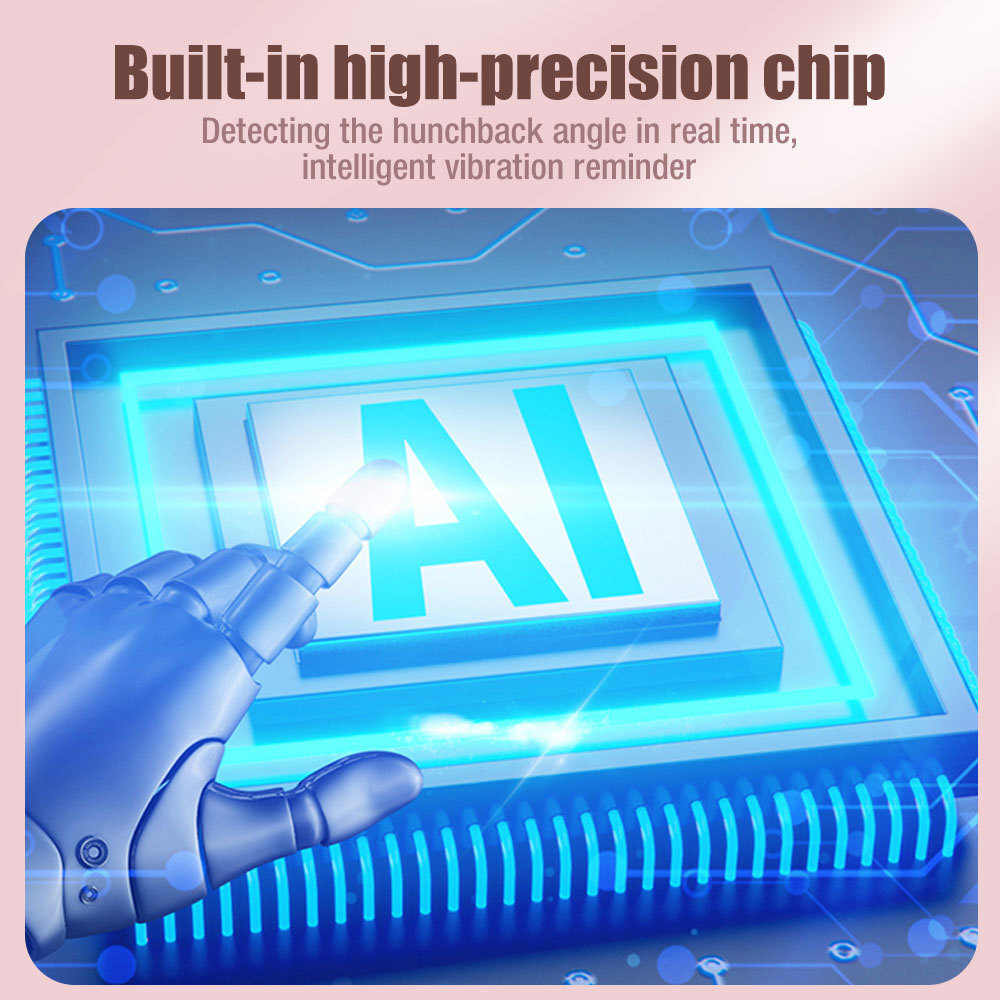 Smart Posture Corrector Device Posture Training Realtime Scientific Back Posture