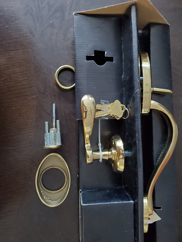 Solid Brass Entrance Handleset Model # 5000
