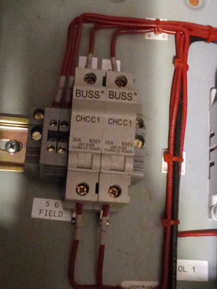 Wired Switch Contact Panel ABB A40-30-10 Thermal Overload Electrical Box Control