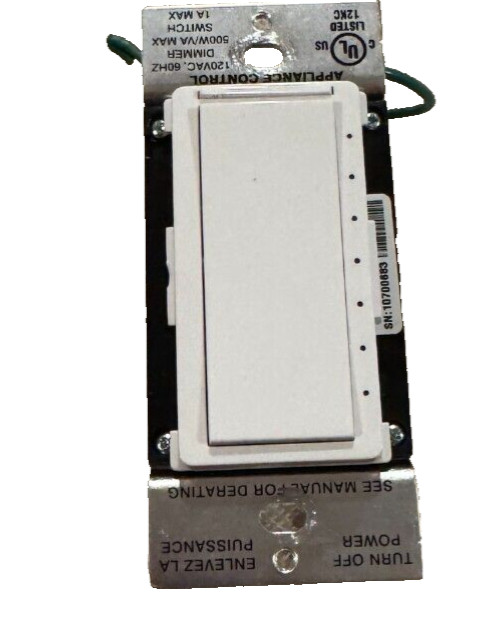 Crestron Cameo® Express in-wall combination dimmer/switch  clw-dimswex-e-w-s