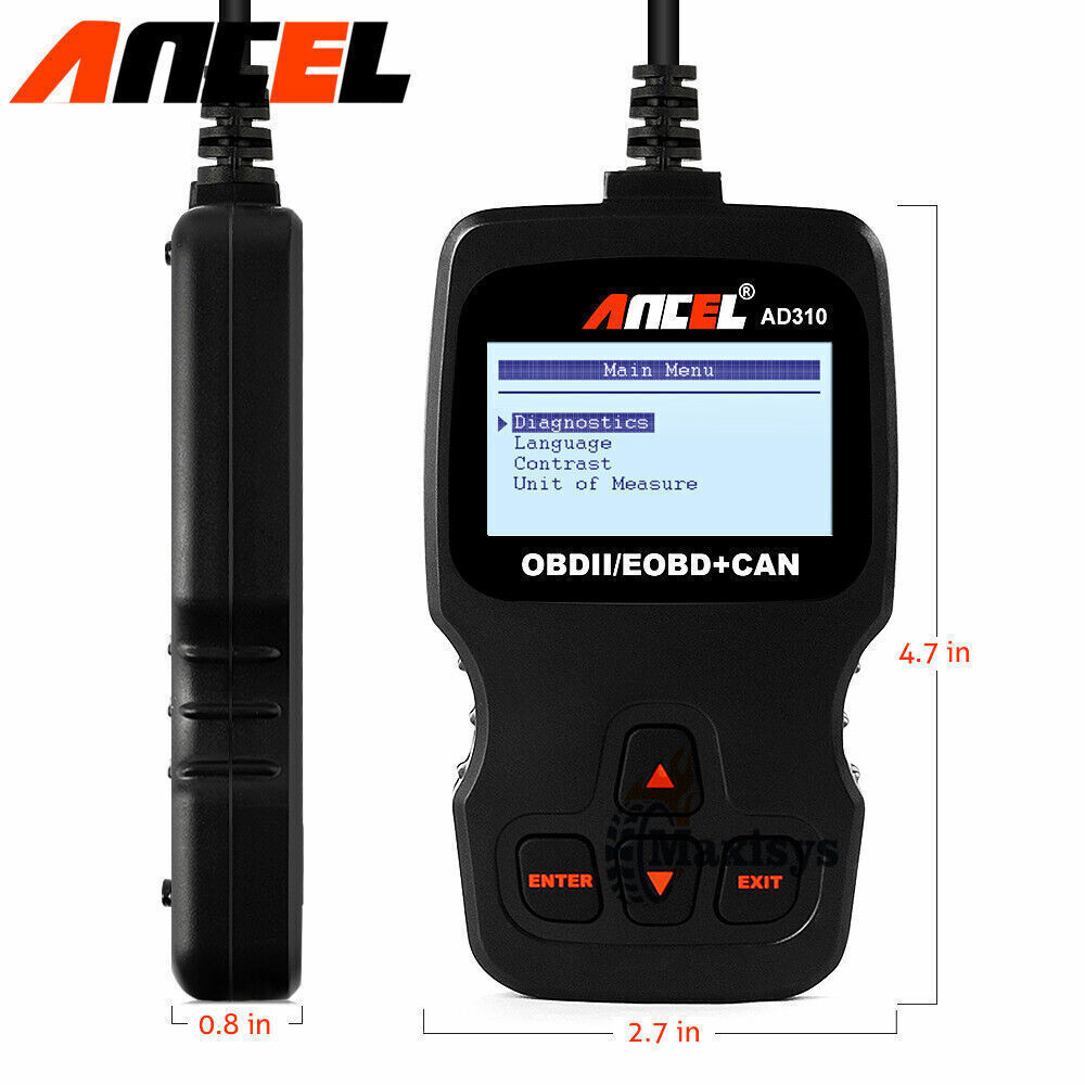 Bluetooth Code Reader Car Engine OBD2 Scanner Battery Test Diagnostic Scan Tool