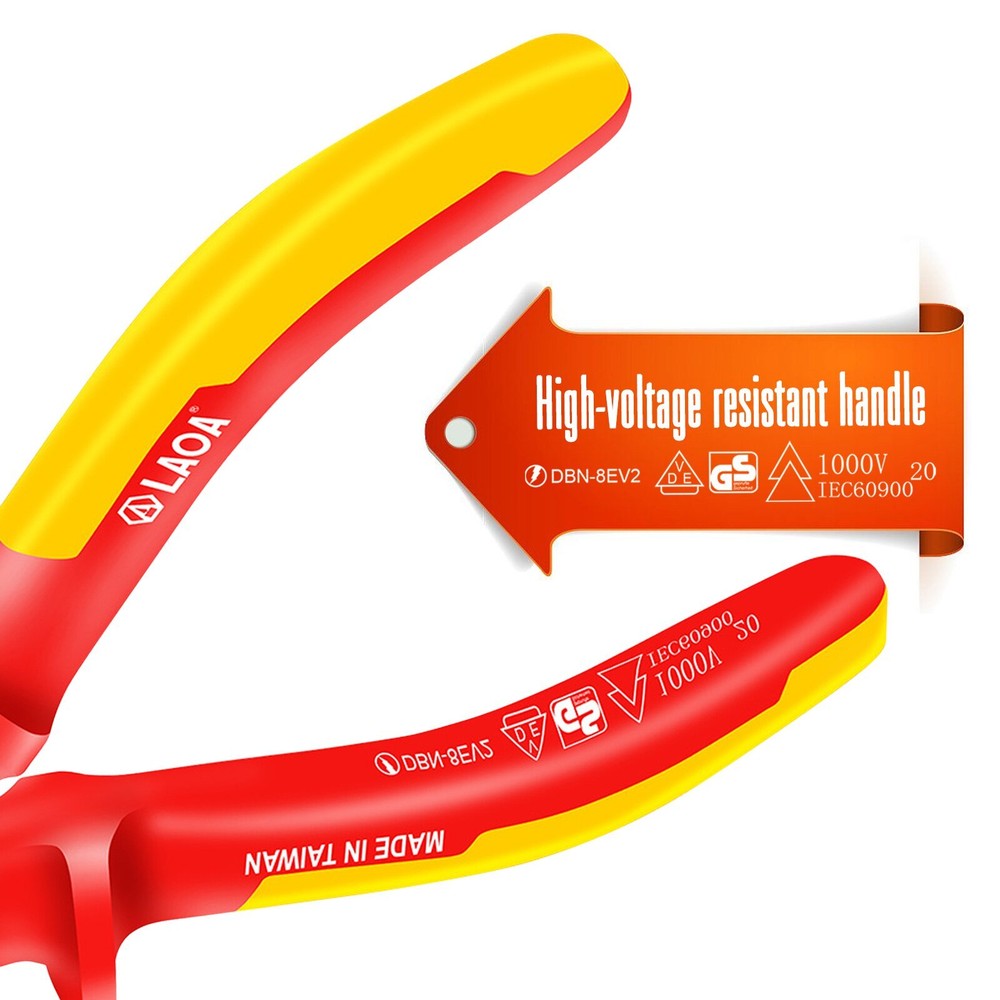 6Inch VDE Wire Stripper 1000V Isolate Cable Stripping Plier Stripping Tool