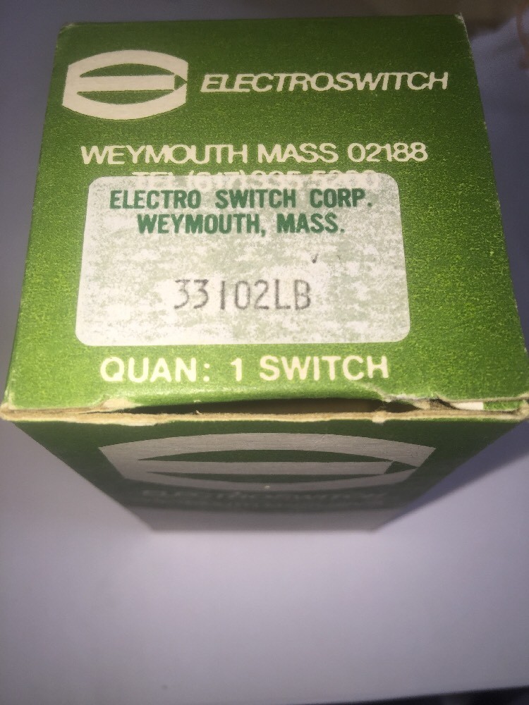 ELECTRO SWITCH CORP. ELECTROSWITCH 33102LB