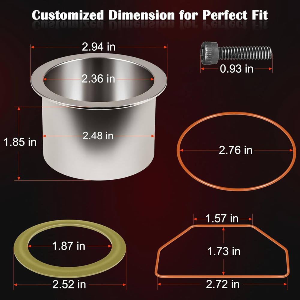 K-0650 Air Compressor Cylinder Sleeve & Compression Ring Replacement Kit Perfect