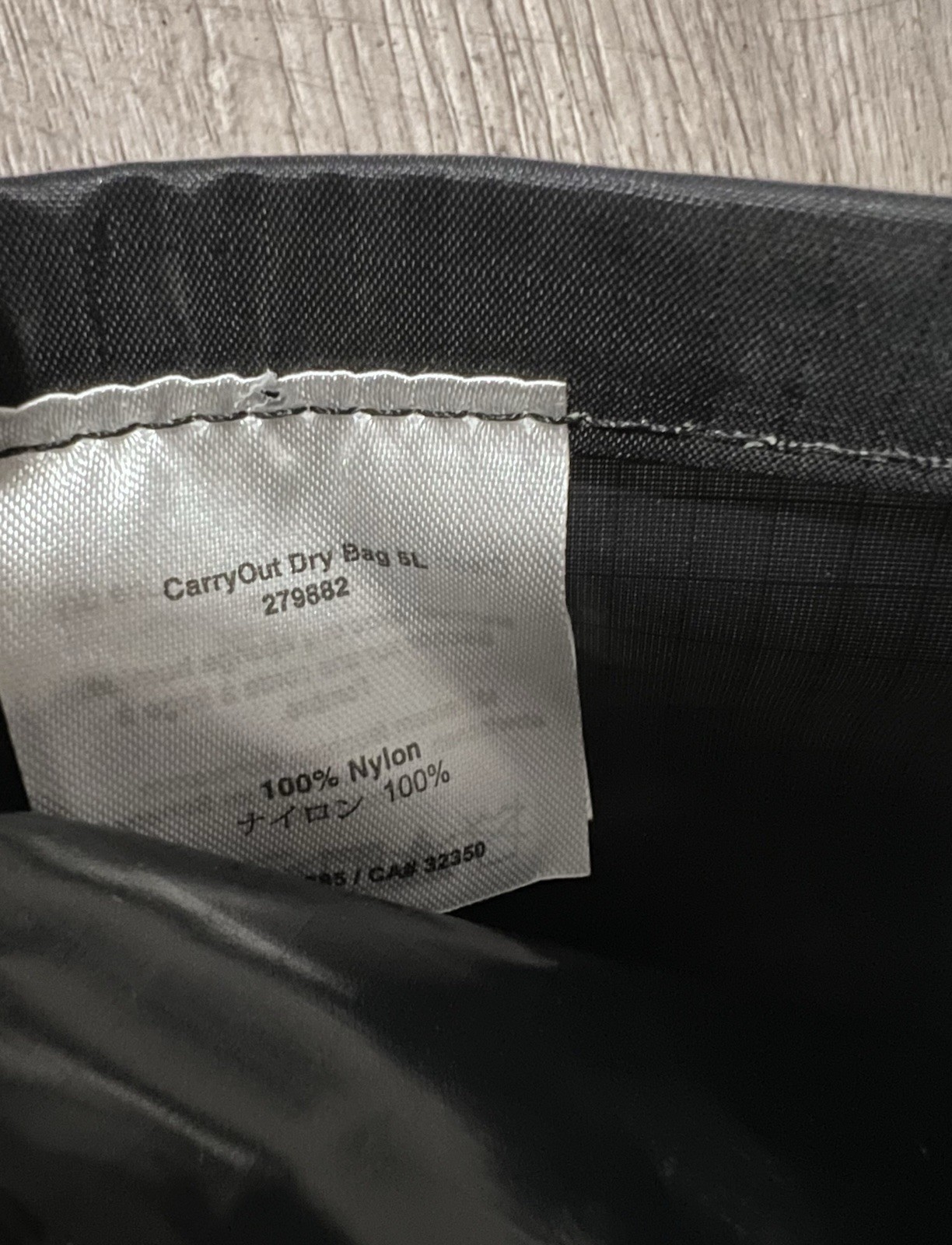 Outdoor Research Carry out Dry Bag 5 L Black