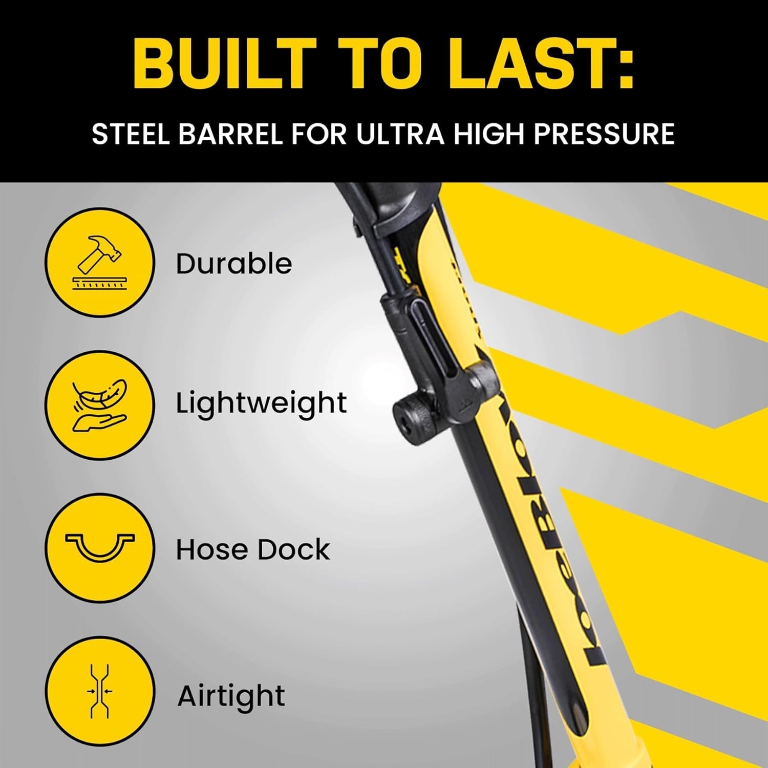 Topeak Joe Blow Sport III Bike Floor Pump Twin Head Tire Gauge 160 PSI TJB-S6