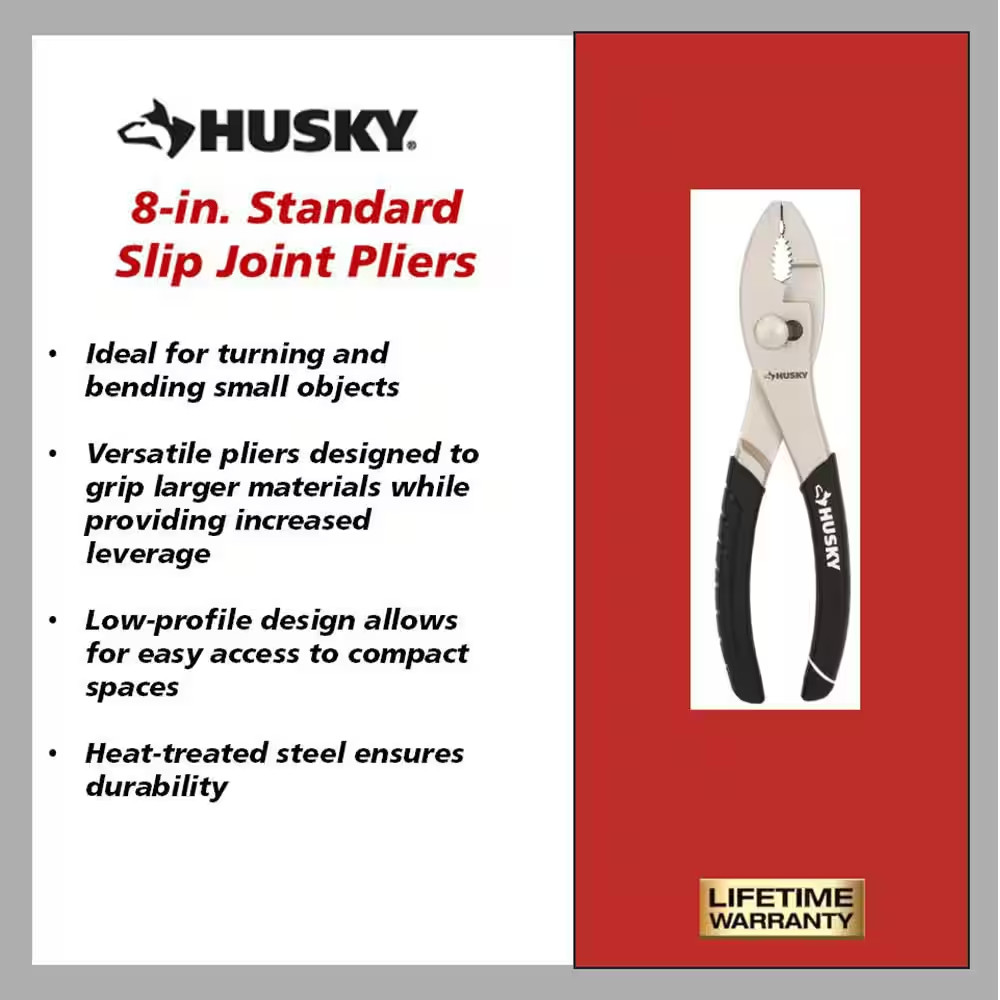 Husky 4 Piece Pliers Set