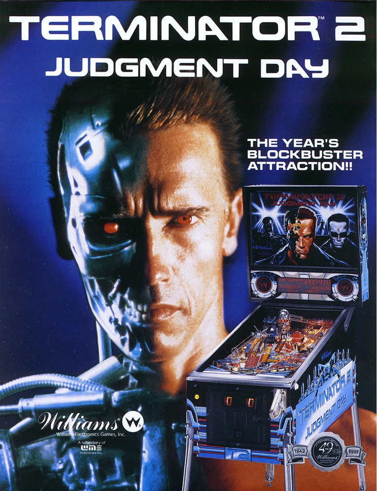 Terminator 2: Judgement Day (T2) - Profanity Rom Set [Williams] EPROM