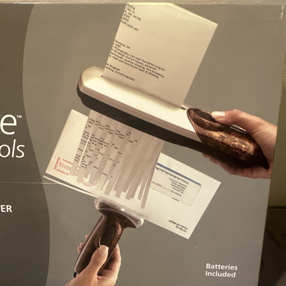 InnoDesk Hand-Held Letter Opener & Document Shredder NEW