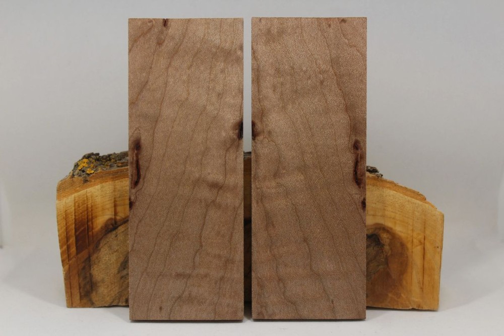 STABILIZED MAPLE CUSTOM KNIFE HANDLE MATERIAL BLANK SCALES (7252)