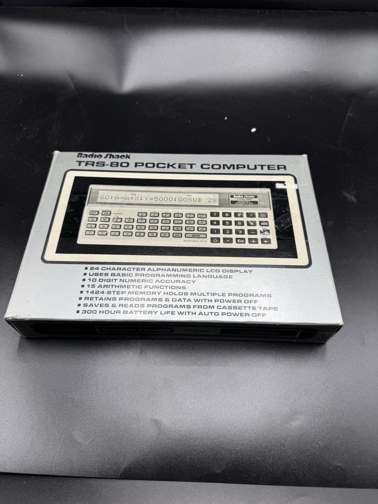 Radio Shack TRS-80 Pocket Computer Printer Cassette Interface Boxes Manuals