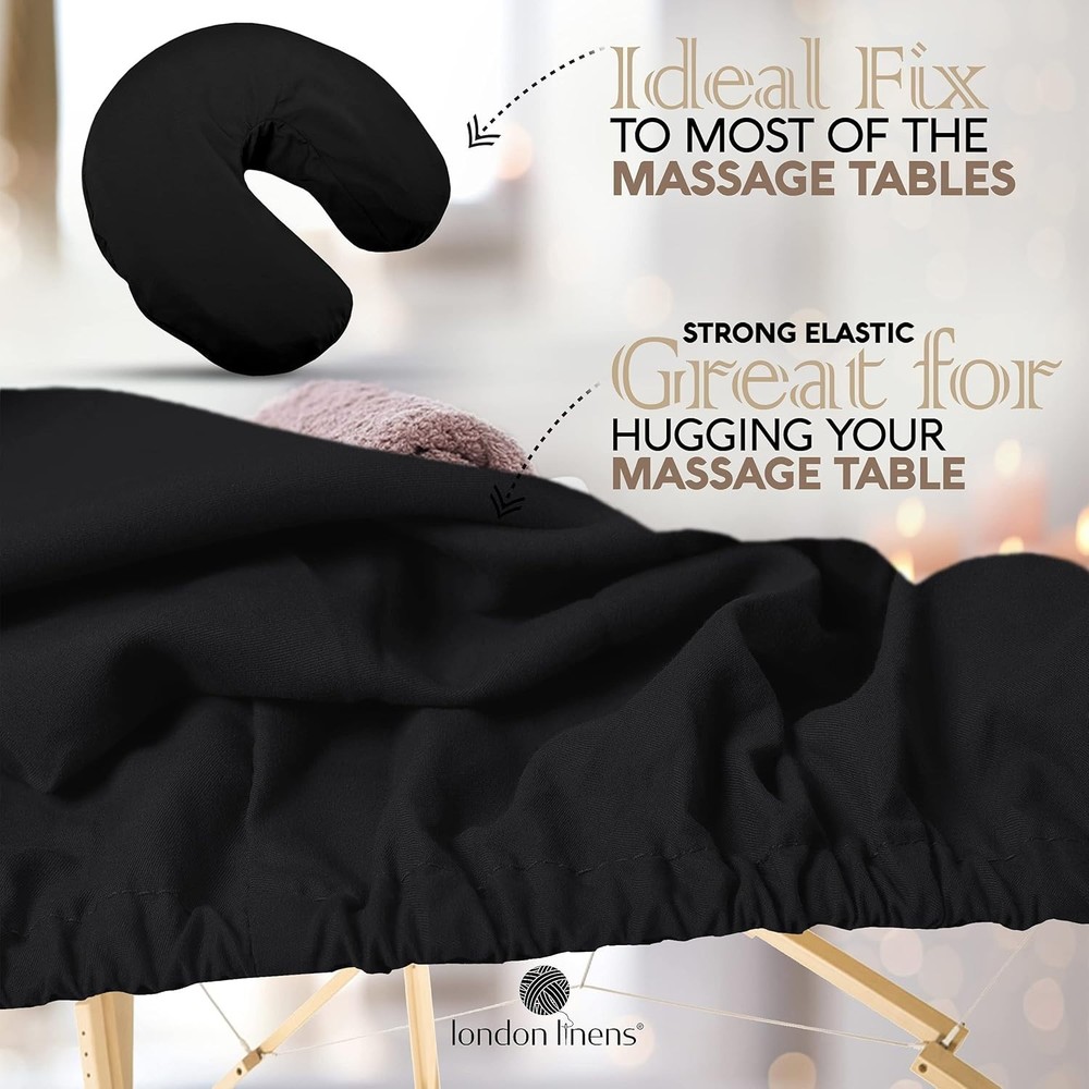 Luxury Microfiber Massage Table Cover Set - Soft, Durable & Machine Washable