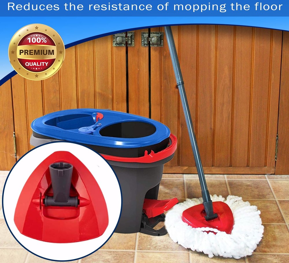 O-Cedar Mop Head Replacement – 4 Pcs Durable and Machine Washable Mop Head