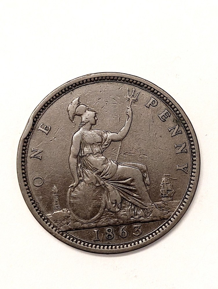 GREAT BRITAIN - 1863 - PENNY - D 60