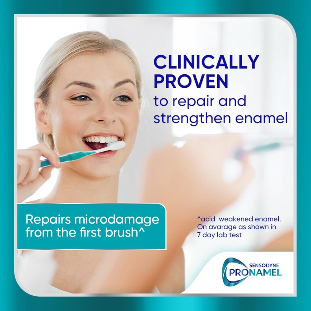 Enamel Strengthening Toothpaste Whitening Sensitive Teeth 3 Pack