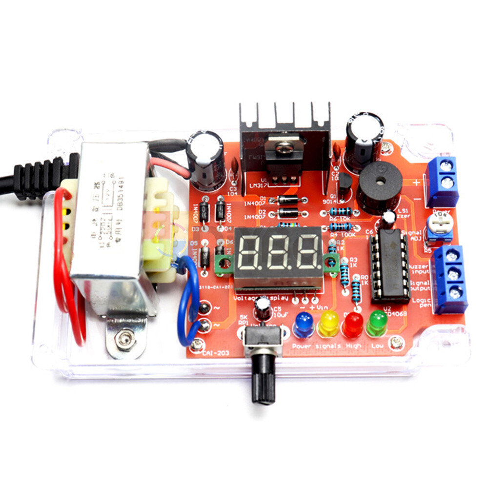 LM317 Adjustable Voltage Regulator Kit DC Power Supply DIY Electronic Parts