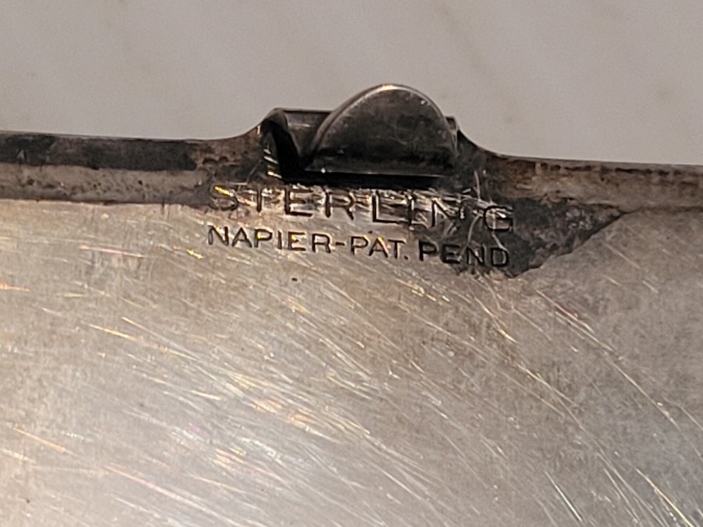Napier Sterling Match/Pill Box
