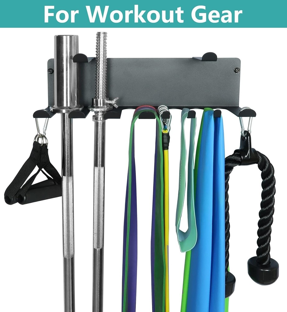 Storage Rack,Double Layer Multi-Purpose Exercise Bands Rack,Resistance