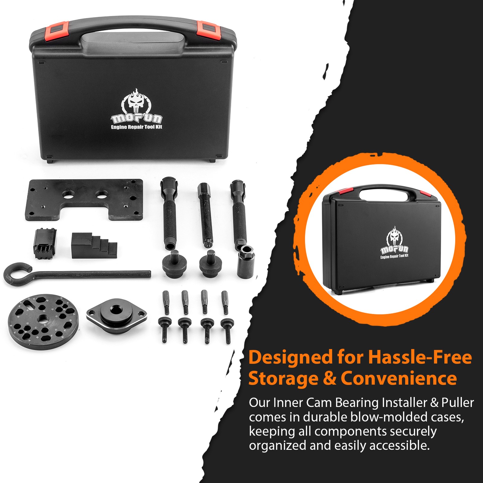 Inner Cam Bearing Installer & Puller Set Fit Harley Touring Sportster Street