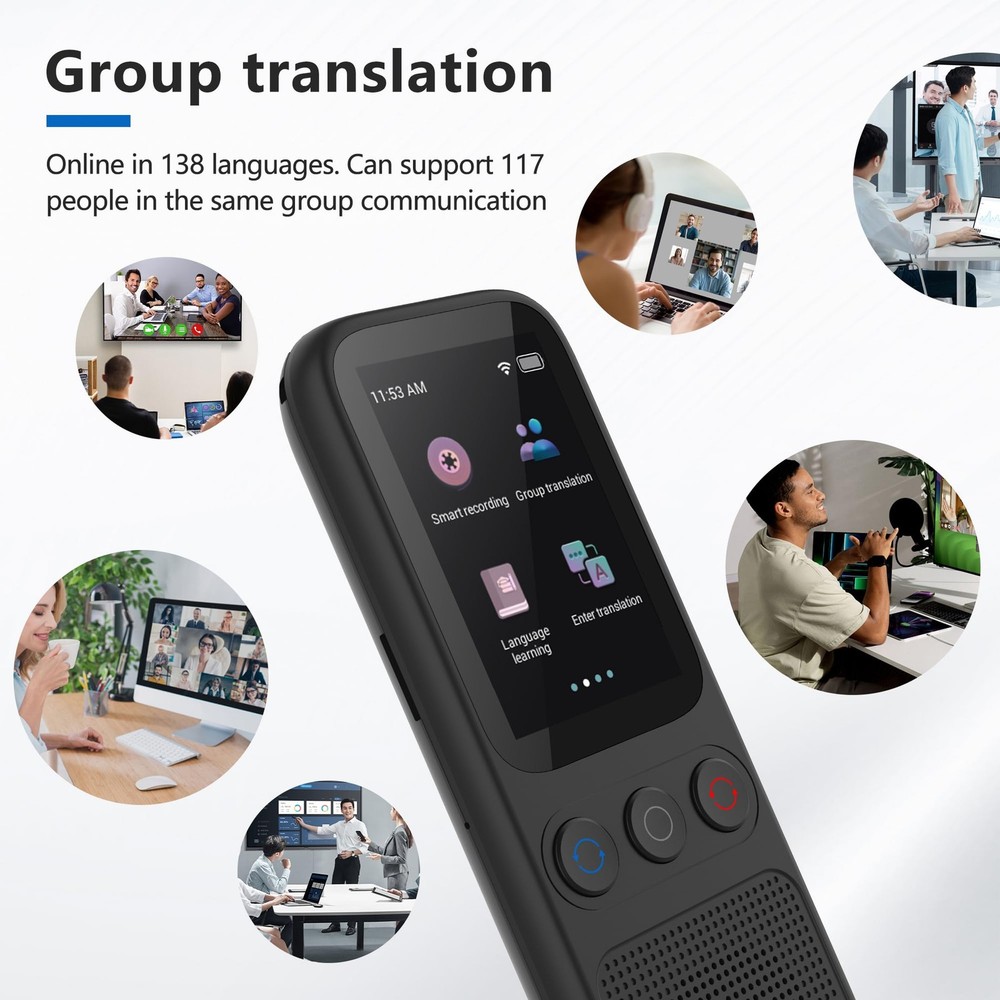 Language Translator Device, 138 Languages Supported, Instant Offline Language...
