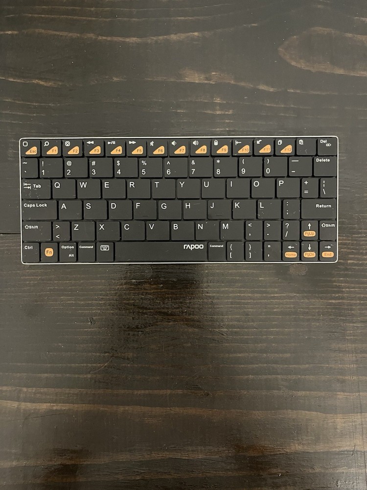 Rapoo E6300 Wireless Bluetooth Ultra-slim Black Keyboard