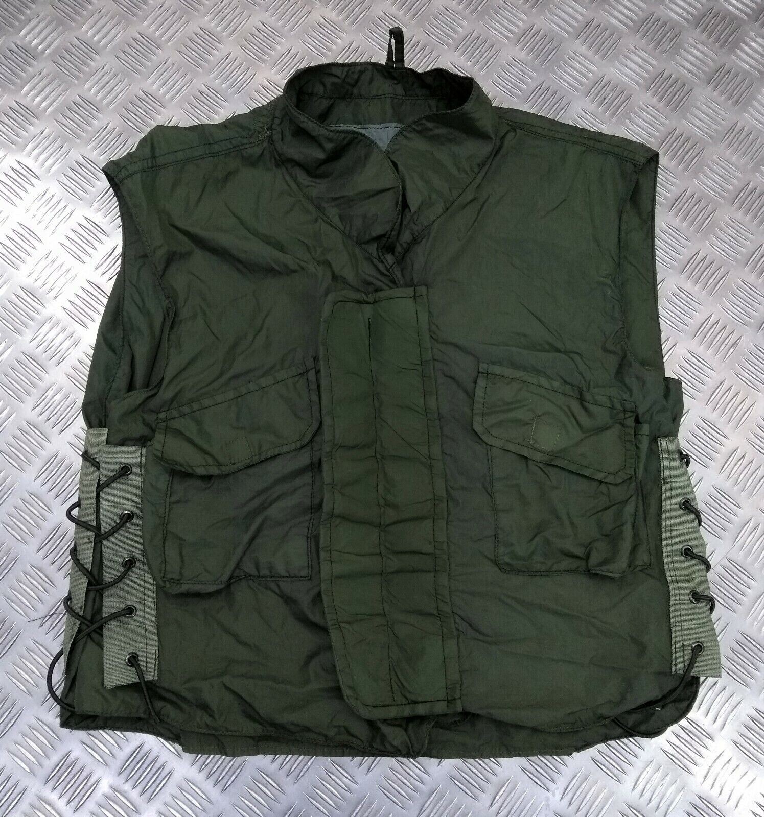 Genuine Military Issue 1980's IDF Flak Vest Cover Overdyed OD Green Airsoft