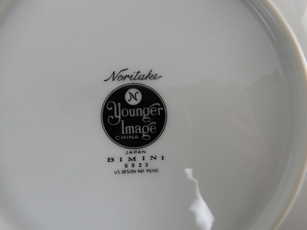27 Pc 7-Piece 4 Place Setting Noritake Younger Image "BIMINI" 6923 Pattern