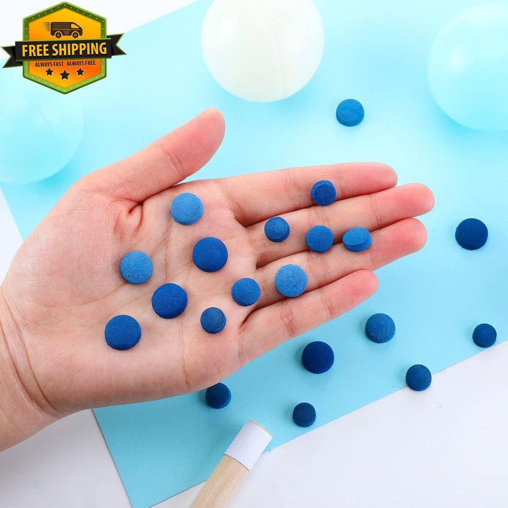 Pool Cue Tips 20 Pack Replacement Billiard Stick Tips with Box