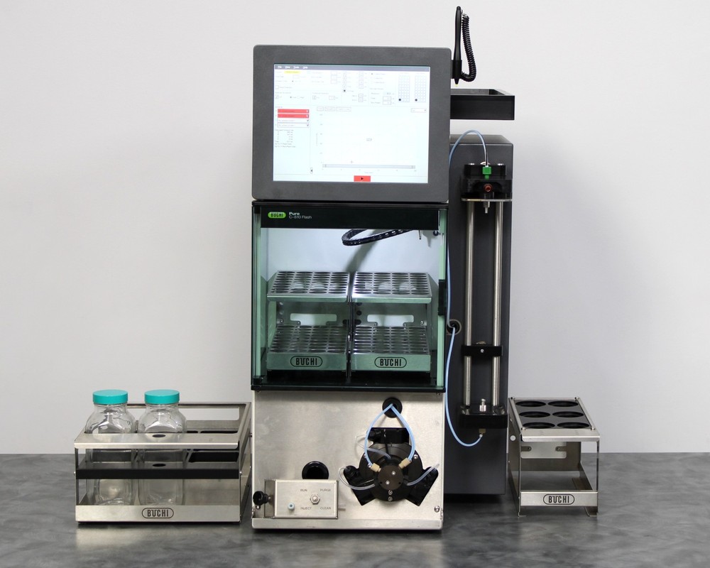 BUCHI Pure C-810 Flash Chromatography System with Racks
