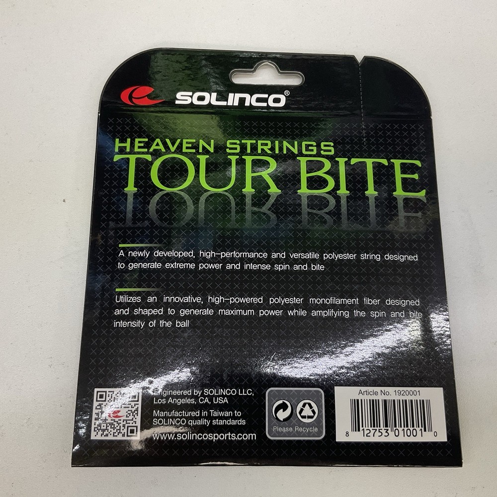 3 Pack Solinco Tour Bite 17g/1.20mm Polyester Silver