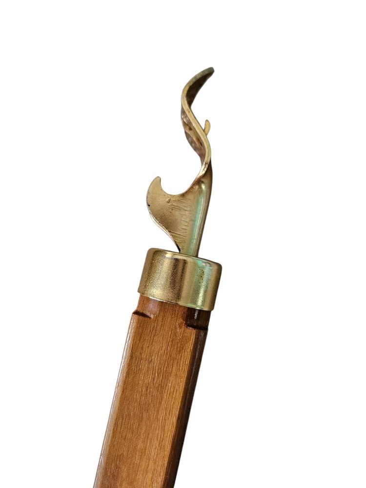 Vintage King Size Bottle Opener Exec U Toy Solid Walnut Large Bar Tool 24"