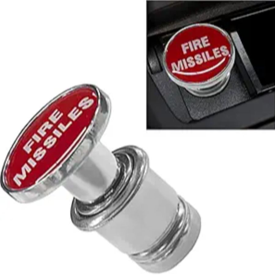 Cigarette Lighter Plug, Missiles Button Cigarette Lighter -FIRE MISSILE